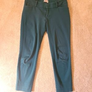 Merona Emerald Stretch Work Pants 6